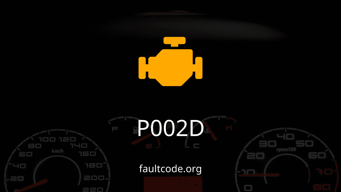 P002D B Camshaft Profile Control Circuit/Open Bank 2