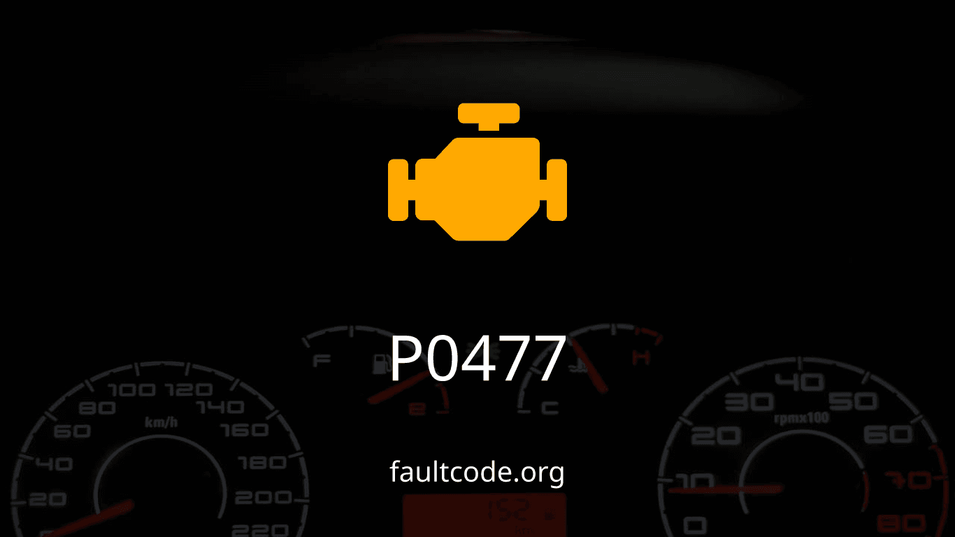 P0477 Exhaust Pressure Control Valve Low