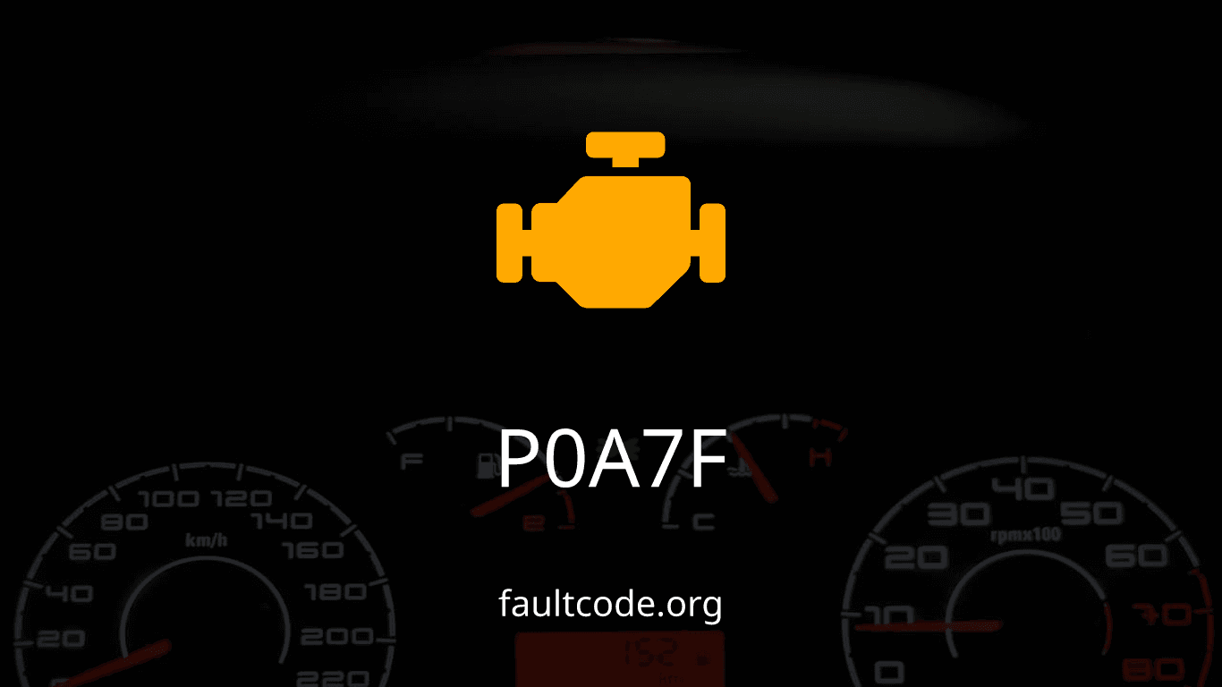P0A7F Hybrid Battery Pack Deterioration