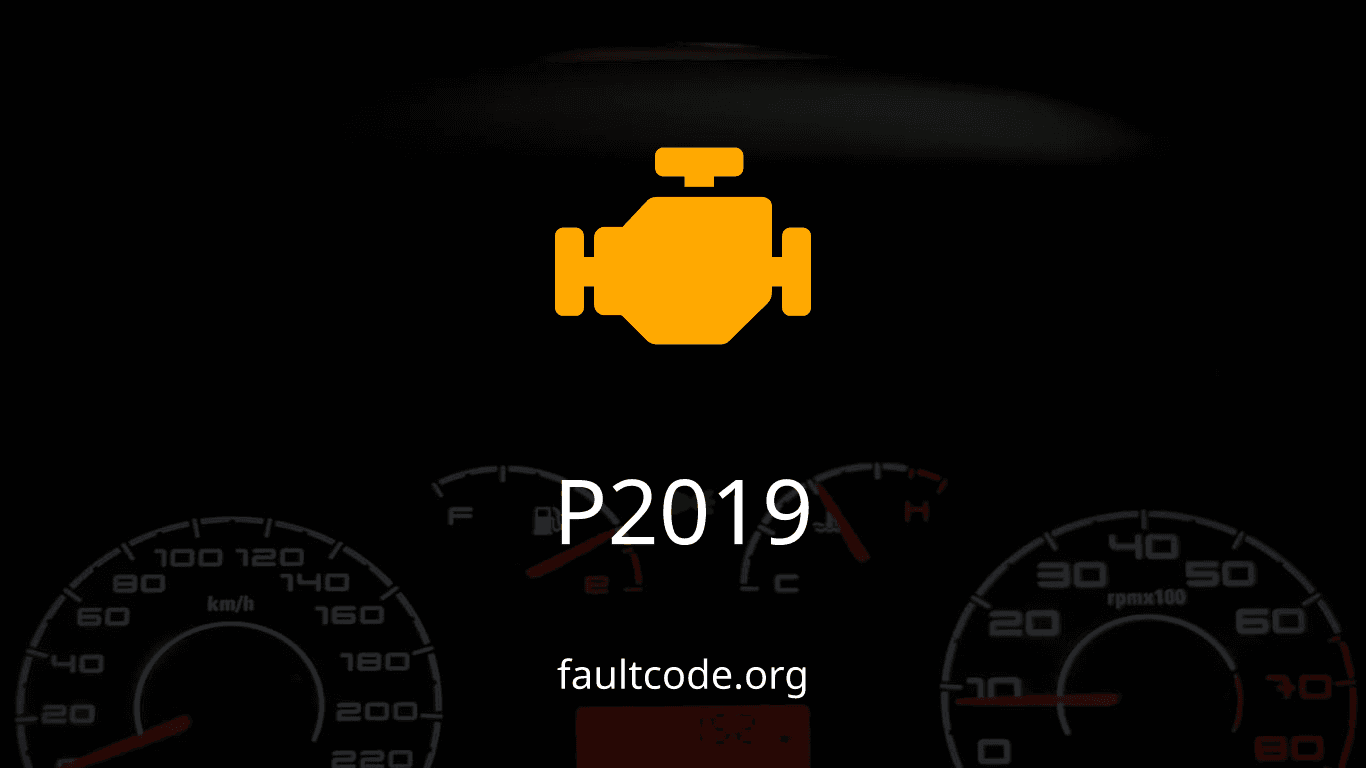 P2019 Intake Manifold Runner Position Sensor/Switch Circuit Bank 2a