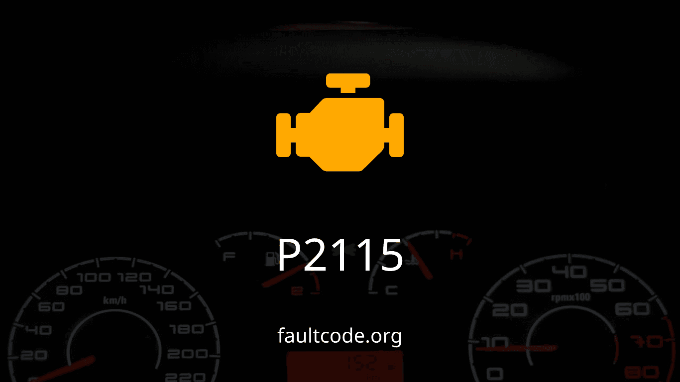P2115 Throttle/Pedal Position Sensor D Minimum Stop Performance
