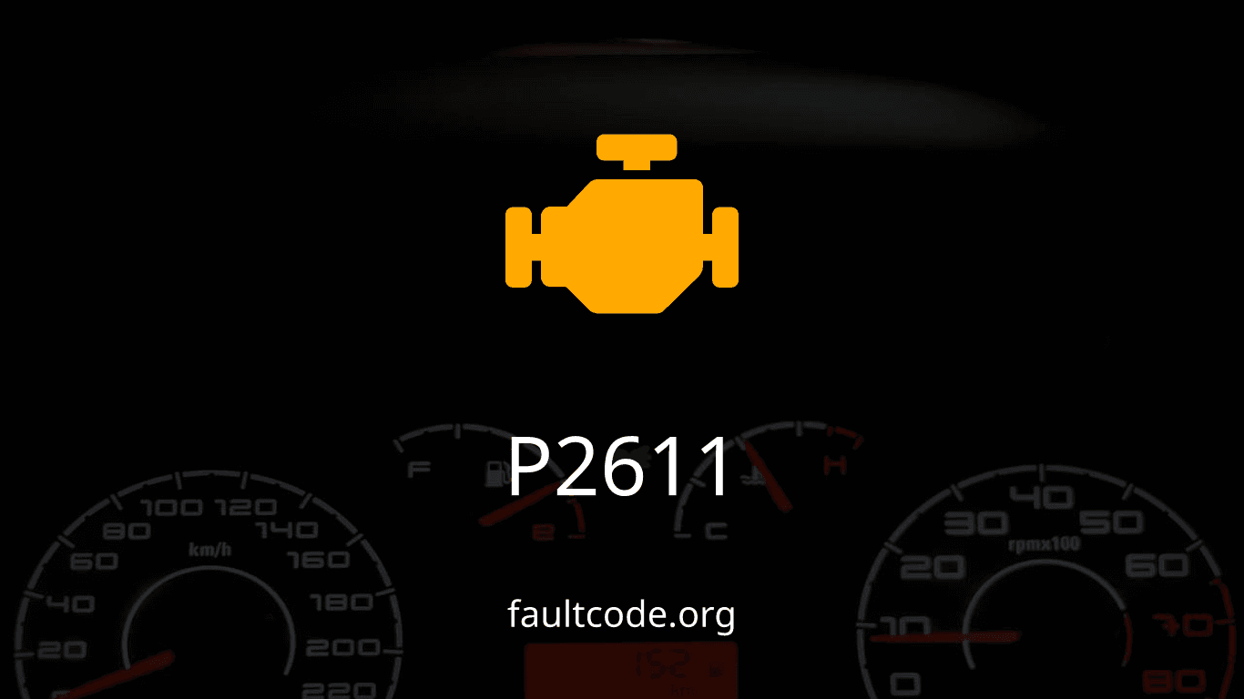 P2611 A/C Refrigerant Distribution Valve Control Circuit/Open